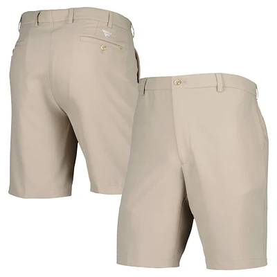 Men's Peter Millar Khaki Fanatics Corporate Salem Performance Shorts