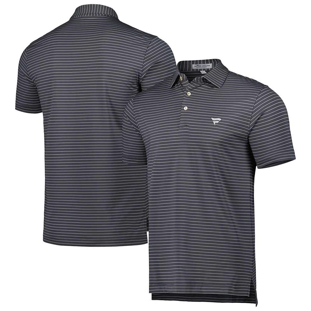 Men's Peter Millar Charcoal Fanatics Corporate Crafty Jersey Polo