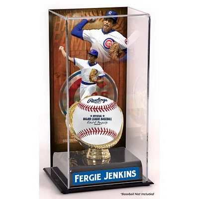 Fergie Jenkins Chicago Cubs Hall of Fame Sublimated Display Case with Image