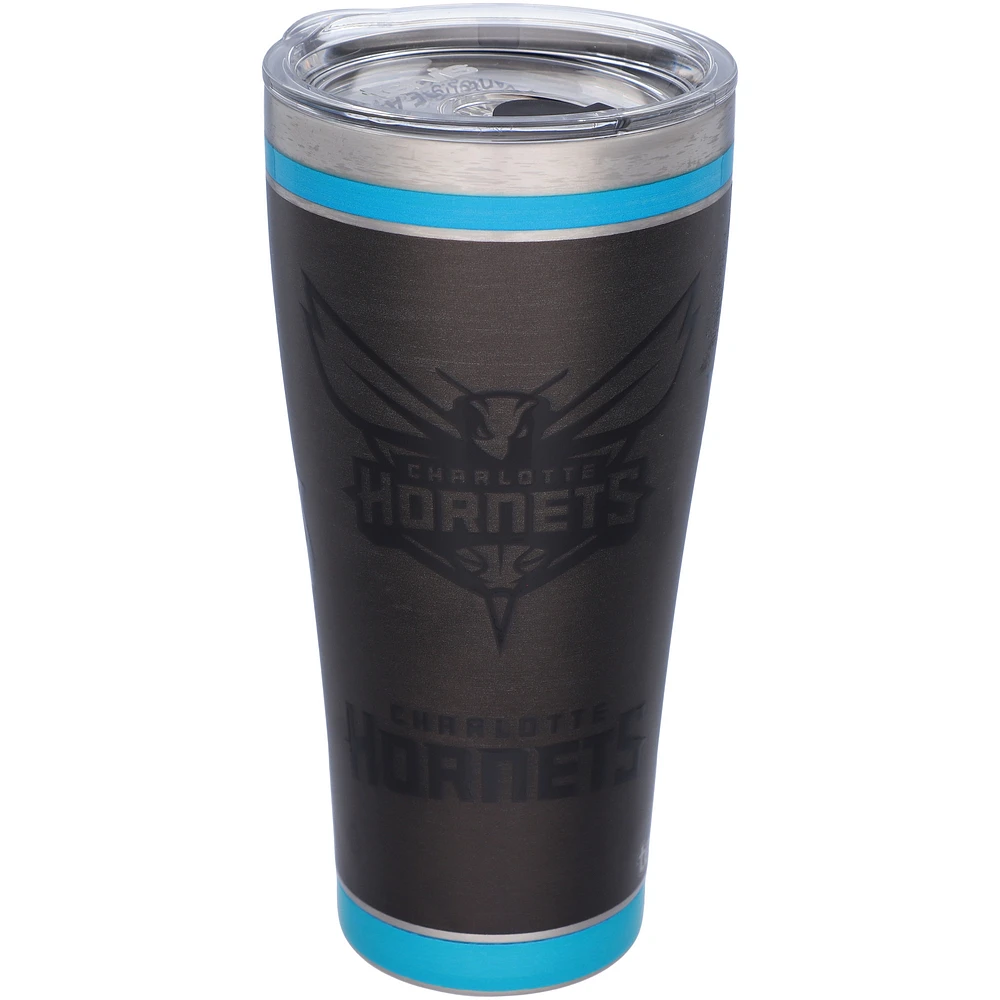 Tervis Charlotte Hornets 30oz. Blackout Stainless Steel Tumbler