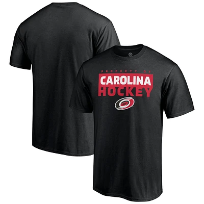 Men's Black Carolina Hurricanes Gain Ground T-Shirt