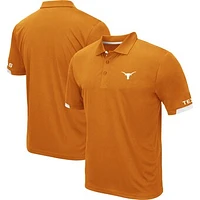 Men's Colosseum Burnt Orange Texas Longhorns Santry Lightweight Polo