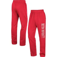 Men's Colosseum Scarlet Boston University Wordmark Pants