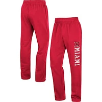 Men's Colosseum Red Miami University RedHawks Wordmark Pants