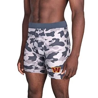 Men's Concepts Sport Charcoal Washington Commanders Invincible Knit Boxer Brief