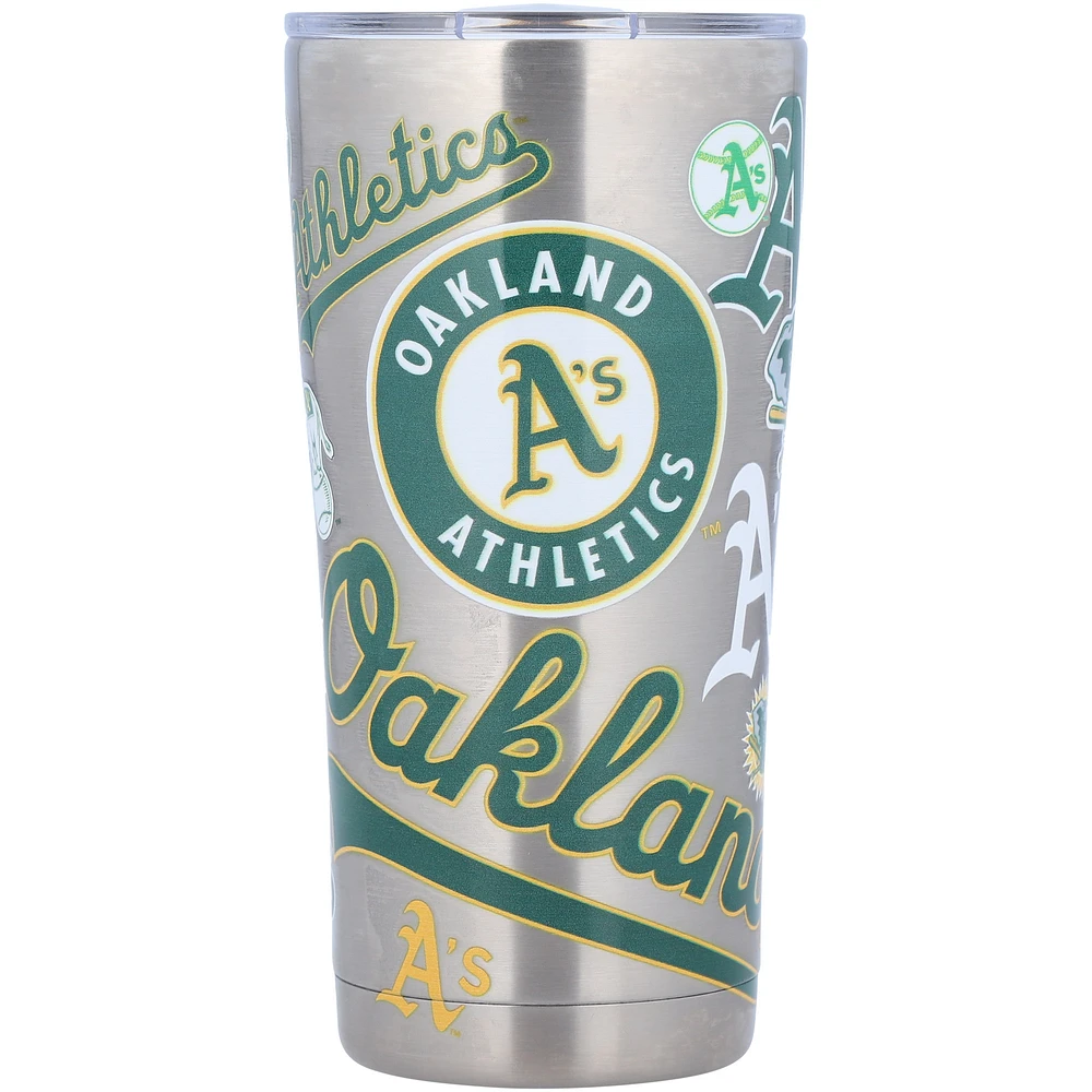 Tervis Oakland Athletics 20oz. All Over Stainless Steel Tumbler with Slider Lid