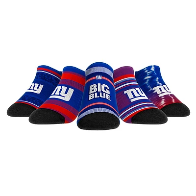 Unisex Rock Em Socks New York Giants Super Fan Five-Pack Low-Cut Set