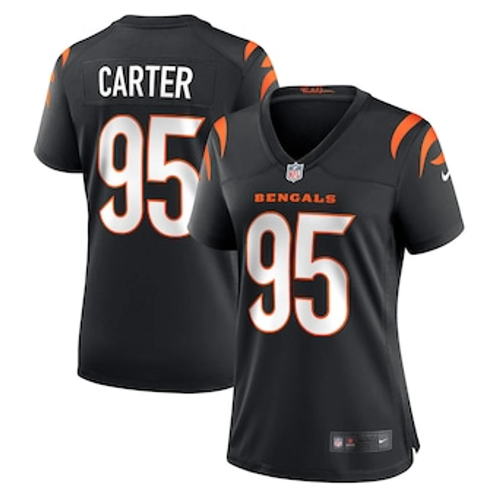 Women's Nike Zach Carter Black Cincinnati Bengals Game Player Jersey