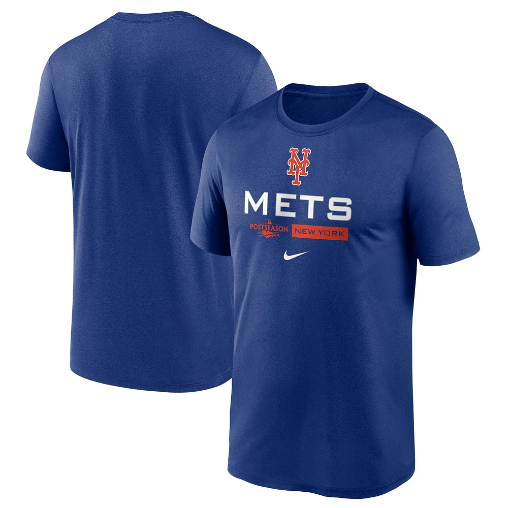 Men's Nike Royal New York Mets 2022 Postseason Authentic Collection Dugout T-Shirt