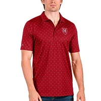 Men's Antigua /Steel Harvard Crimson Spark Polo