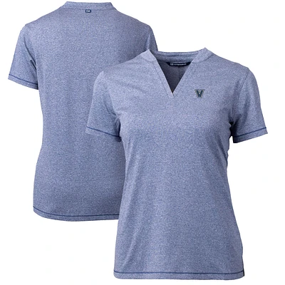 Women's Cutter & Buck Blue Villanova Wildcats Forge Blade V-Neck Top