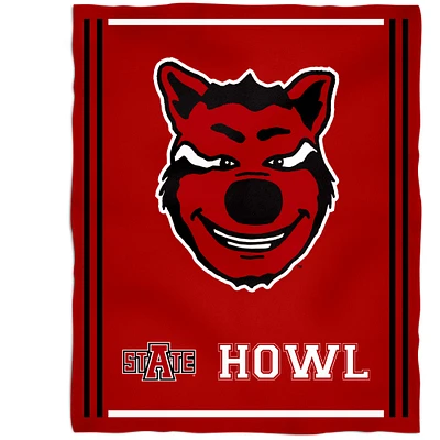Arkansas State Red Wolves 36'' x 48'' Children's Mascot Plush Blanket