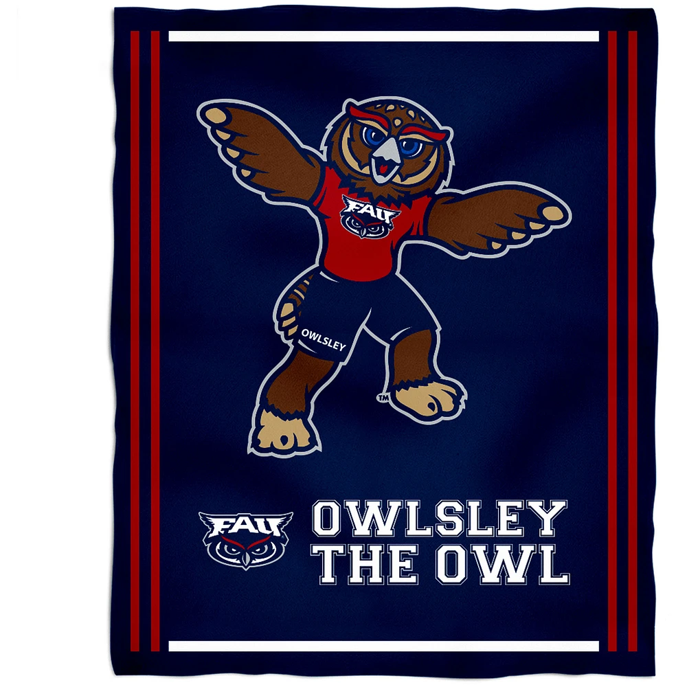 Florida Atlantic Owls 36'' x 48'' Children's Mascot Plush Blanket