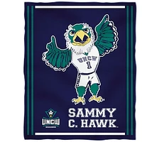 UNC Wilmington Seahawks 36'' x 48'' Children's Mascot Plush Blanket