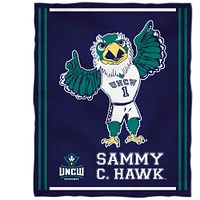 UNC Wilmington Seahawks 36'' x 48'' Children's Mascot Plush Blanket
