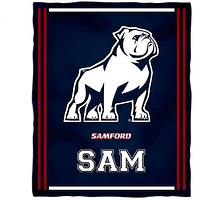 Samford Bulldogs 36'' x 48'' Children's Mascot Plush Blanket