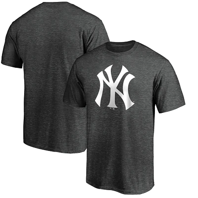 Men's Charcoal New York Yankees Official Logo T-Shirt