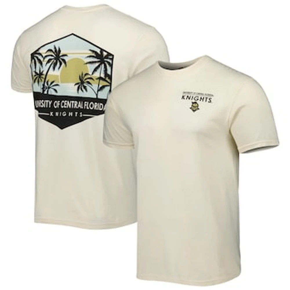 Men's Cream UCF Knights Landscape Shield T-Shirt