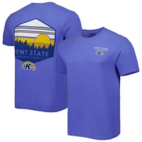 Men's Blue Kent State Golden Flashes Landscape Shield T-Shirt