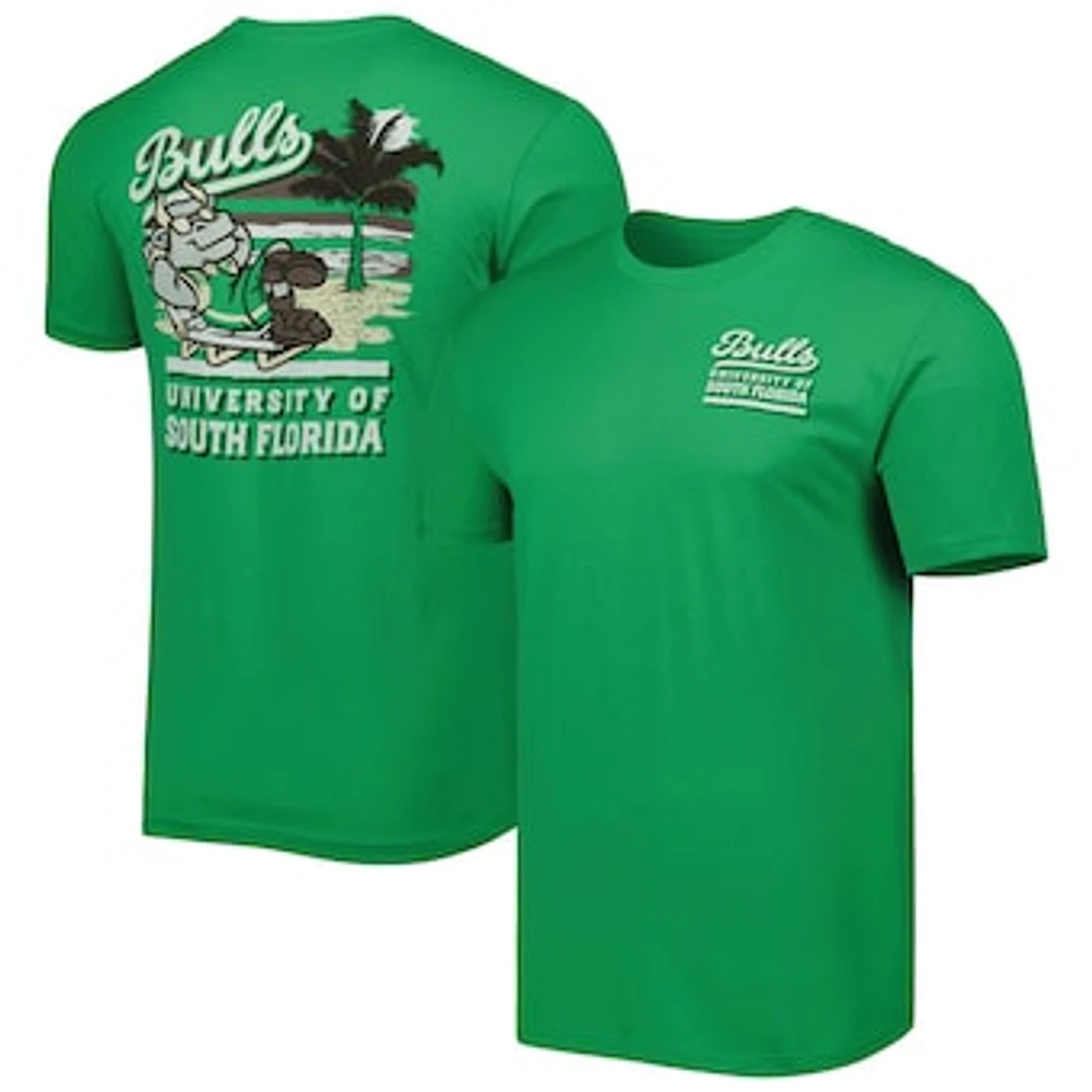 Men's Green South Florida Bulls Hyperlocal Beach Premium T-Shirt