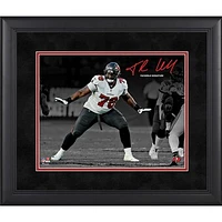 Tristan Wirfs Tampa Bay Buccaneers Facsimile Signature Framed 11" x 14" Spotlight Photograph