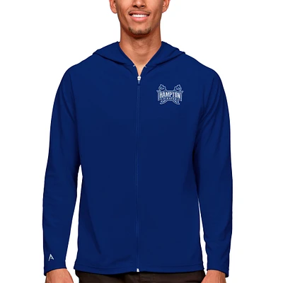 Men's Antigua Royal Hampton Pirates Legacy Full-Zip Hoodie