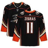 Trevor Zegras Anaheim Ducks Autographed #11 adidas Authentic Jersey