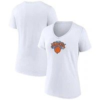 Women's New York Knicks Logo V-Neck T-Shirt