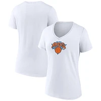 Women's New York Knicks Logo V-Neck T-Shirt