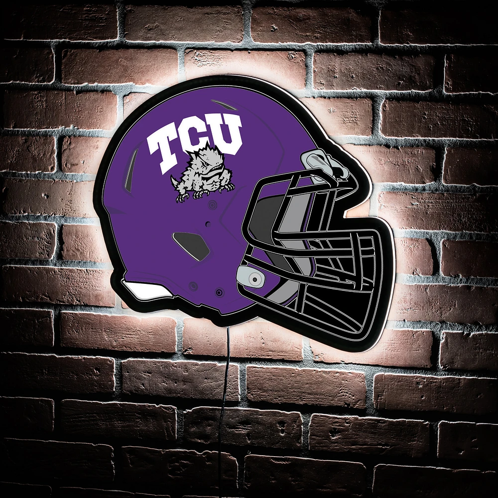 TCU Horned Frogs LED Wall Helmet
