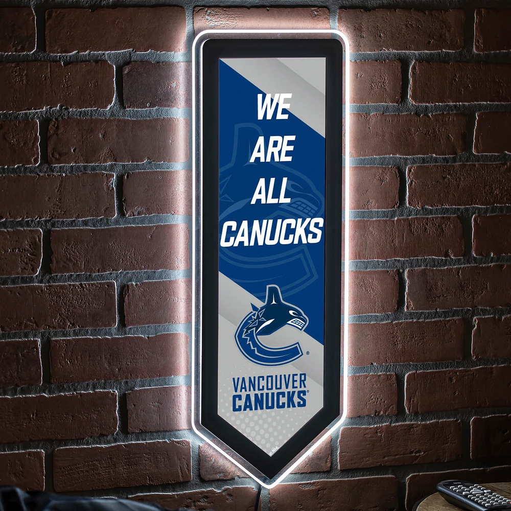 Vancouver Canucks LED Wall Pennant