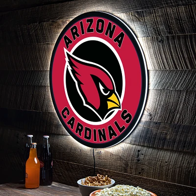 Arizona Cardinals LED XL Round Wall Décor