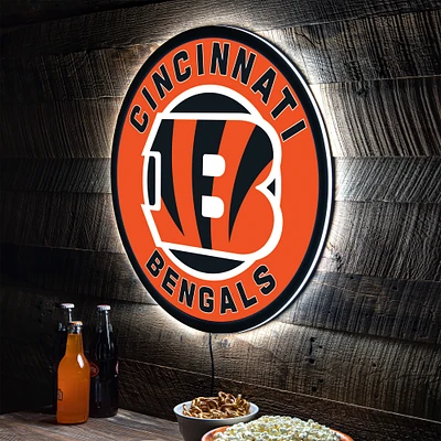 Cincinnati Bengals LED XL Round Wall Décor