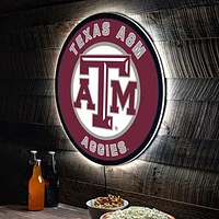 Texas A&M Aggies LED XL Round Wall Décor