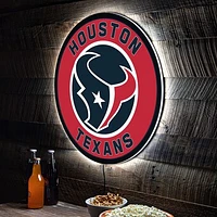 Houston Texans LED XL Round Wall Décor