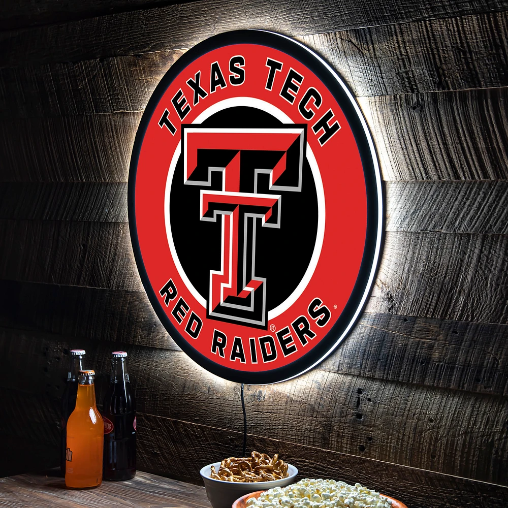 Texas Tech Red Raiders LED XL Round Wall Décor