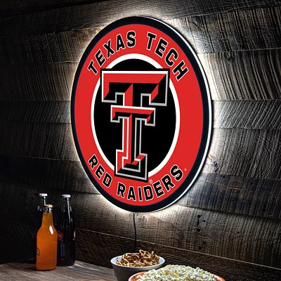 Texas Tech Red Raiders LED XL Round Wall Décor