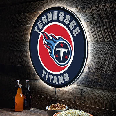 Tennessee Titans LED XL Round Wall Décor