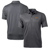 Men's Cutter & Buck Black Arizona State Sun Devils Pike Banner Print Polo