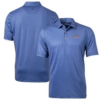 Men's Cutter & Buck Navy Gonzaga Bulldogs Pike Banner Print Polo