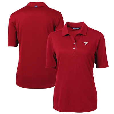 Women's Cutter & Buck Red Fanatics Corporate Virtue Eco Pique Recycled Polo