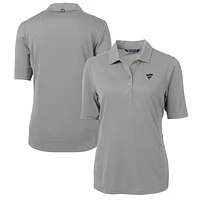 Women's Cutter & Buck Silver Fanatics Corporate Virtue Eco Pique Recycled Polo