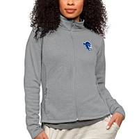 Women's Antigua Heather Seton Hall Pirates Course Full-Zip Jacket