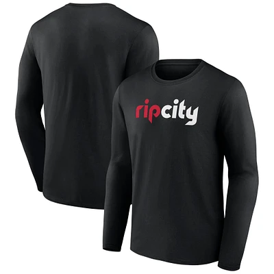 Men's Portland Trail Blazers Alternate Logo Long Sleeve T-Shirt