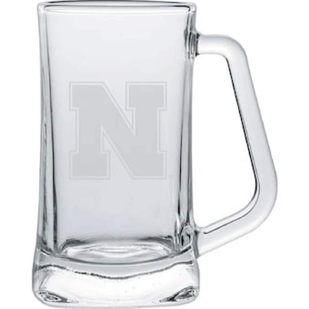 Nebraska Huskers 15oz. Frost Etch Glass Tankard