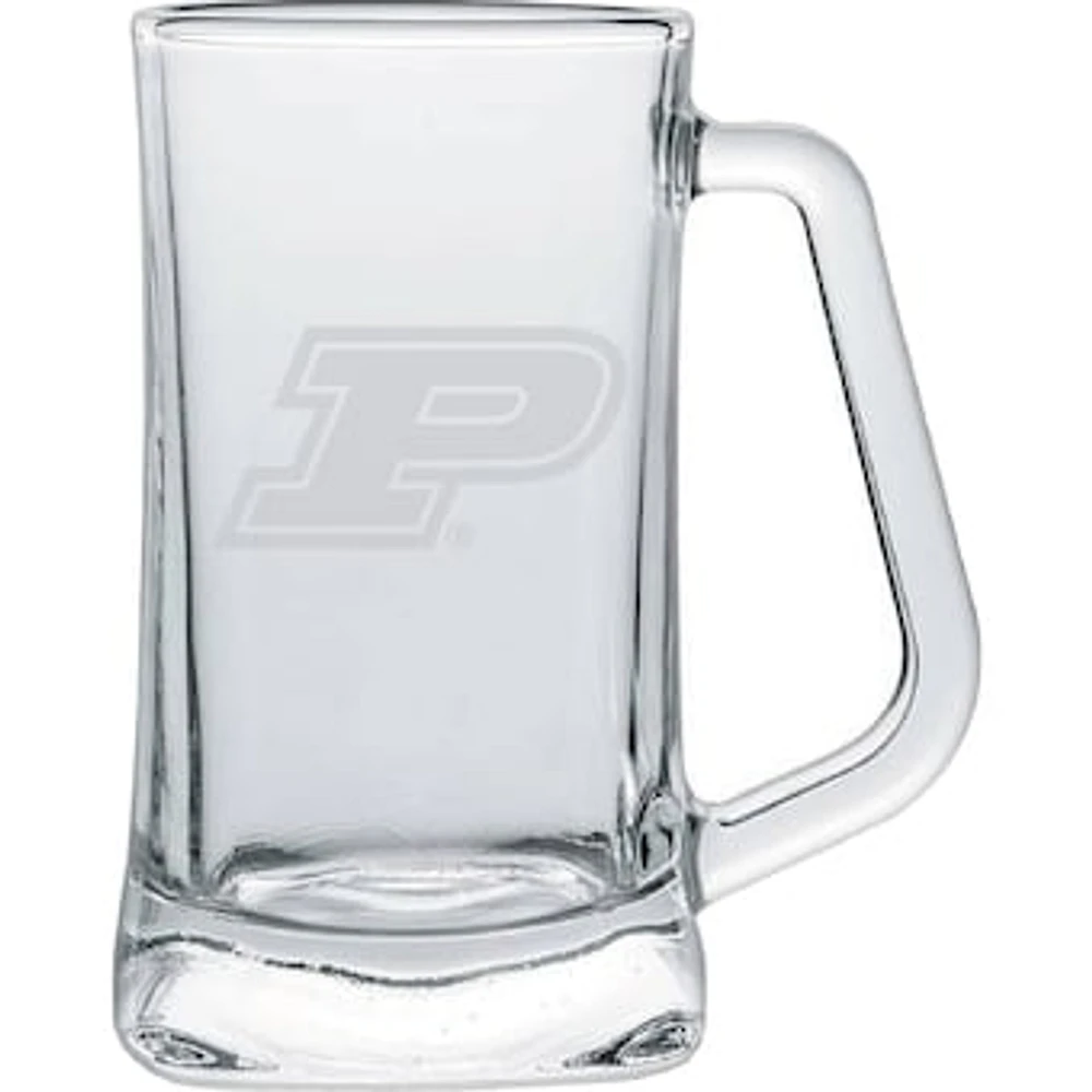 Purdue Boilermakers 15oz. Frost Etch Glass Tankard