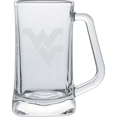 West Virginia Mountaineers 15oz. Frost Etch Glass Tankard