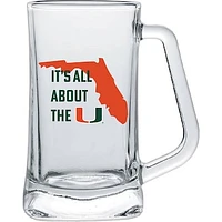 Miami Hurricanes 15oz. Hometown Glass Tankard