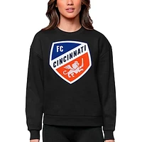 Women's Antigua FC Cincinnati Team Logo Victory Pullover Sweatshirt