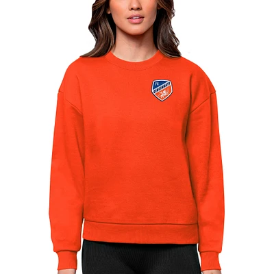 Women's Antigua FC Cincinnati Team Logo Victory Pullover Sweatshirt